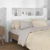 Image de Armoire de tête de lit Blanc 160x18,5x104,5 cm