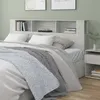 Image de Armoire de tête de lit Gris béton 200x18,5x104,5 cm