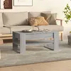 Image de Table basse sonoma gris 102x55x45 cm bois d ingénierie