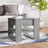 Image de vidaXL Table basse sonoma gris 55,5x55x45 cm bois d'ingénierie816932