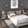 Image de Tables de chevet murales 2 pcs Sonoma gris