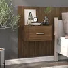 Image de vidaXL Table de chevet murale Chêne marron816956