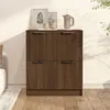 Image de Buffet chêne marron 60x30x70 cm Bois d ingénierie