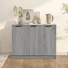Image de Buffet Sonoma gris 90,5x30x70 cm Bois d ingénierie