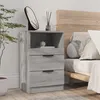 Image de vidaXL Table de chevet Sonoma gris Bois d'ingénierie817041