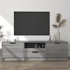 Image de Meuble TV Sonoma gris 140x35x40 cm Bois d ingénierie