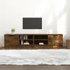 Image de Meubles TV 2 pcs Chêne fumé 80x35x36,5 cm Bois d ingénierie