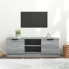 Image de Meuble TV Sonoma gris 102x35x36,5 cm Bois d ingénierie