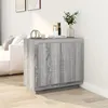 Image de Buffet Sonoma gris 80x40x75 cm Bois d ingénierie