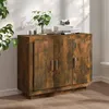 Image de Buffet Chêne fumé 92x35x75 cm Bois d ingénierie