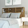 Image de Armoire de tête de lit Chêne fumé 160x19x103,5 cm