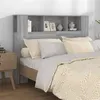Image de Armoire de tête de lit Sonoma gris 140x18,5x104,5 cm