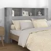 Image de Armoire de tête de lit Sonoma gris 160x18,5x104,5 cm