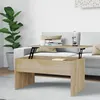 Image de Table basse chêne sonoma 80x50,5x41,5 cm bois d ingénierie