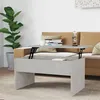 Image de Table basse gris béton 80x50,5x41,5 cm bois d ingénierie