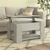 Image de Table basse gris béton 79x49x41 cm bois d ingénierie