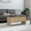 Image de vidaXL Table basse chêne sonoma 102x50,5x46,5 cm bois d'ingénierie809722
