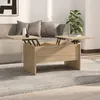 Image de vidaXL Table basse chêne sonoma 80x50x42,5 cm bois d'ingénierie809731