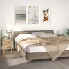 Image de vidaXL 2x Tables de Chevet Tables de Nuit Armoires de Chevet Armoires de Lit Meubles de Chambre à Coucher Maison Intérieur Chêne Sonoma 40x35x47,5 cm