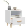 Image de Table de chevet Blanc 40x35x47 cm