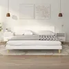 Image de vidaXL Nachtkastjes 2 st 40x35x47 cm wit812007