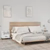Image de Tables de chevet 2 pcs Blanc brillant Bois d ingénierie