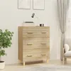 Image de Buffet Chêne sonoma 70x34x90 cm Bois d ingénierie