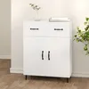 Image de vidaXL Buffet blanc 69,5x34x90 cm bois d'ingénierie812195