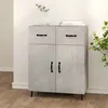 Image de vidaXL Buffet gris béton 69,5x34x90 cm bois d'ingénierie812199