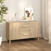 Image de Buffet chêne sonoma 100x36x60 cm bois d ingénierie