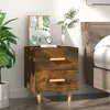 Image de vidaXL Table de chevet Chêne fumé 40x35x47,5 cm817285