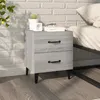 Image de vidaXL Nachtkastje 40x35x47,5 cm grijs sonoma eikenkleurig817293
