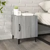 Image de Table de chevet Sonoma gris Bois d ingénierie