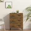 Image de vidaXL Buffet chêne fumé 69,5x34x90 cm bois d'ingénierie817348
