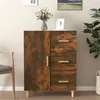 Image de vidaXL Buffet chêne fumé 69,5x34x90 cm bois d'ingénierie817351