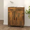 Image de Buffet chêne fumé 69,5x34x90 cm bois d ingénierie