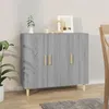 Image de Buffet sonoma gris 90x34x80 cm bois d ingénierie