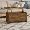 Image de vidaXL Salontafel 102x55,5x52,5 cm bewerkt hout gerookt eikenkleurig819266