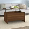 Image de vidaXL Table basse Chêne marron 80x55,5x41,5 cm Bois d'ingénierie819271