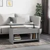 Image de vidaXL Table basse Sonoma gris 102x50x52,5 cm Bois d'ingénierie