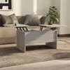 Image de vidaXL Table basse Sonoma gris 80x50x42,5 cm Bois d'ingénierie
