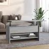 Image de Table basse Sonoma gris 80x50x40 cm Bois d ingénierie