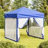 Image de vidaXL Partytent inklapbaar met zijwanden 2x2 m blauw93507