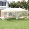 Image de vidaXL Tente de Réception Pliable avec Parois Belvédère de Camping Pavillon d'Extérieur Tonnelle de Jardin Chapiteau Patio 93550