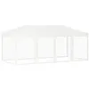 Image de Tente de réception vidaXL pliable avec parois Blanc 3x6 m