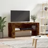Image de vidaXL Meuble TV chêne fumé 80x40x40 cm bois d'ingénierie 815234