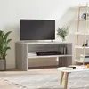 Image de vidaXL Meuble TV sonoma gris 80x40x40 cm bois d'ingénierie 815235