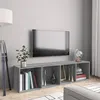 Image de vidaXL Bibliothèque/Meuble TV Sonoma gris 143x30x36cm Bois ingénierie815271