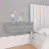 Image de Tables de chevet flottantes 2 pcs Sonoma gris 40x30x15 cm