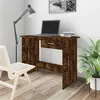 Image de vidaXL Bureau Chêne fumé 100x50x76 cm Bois d'ingénierie